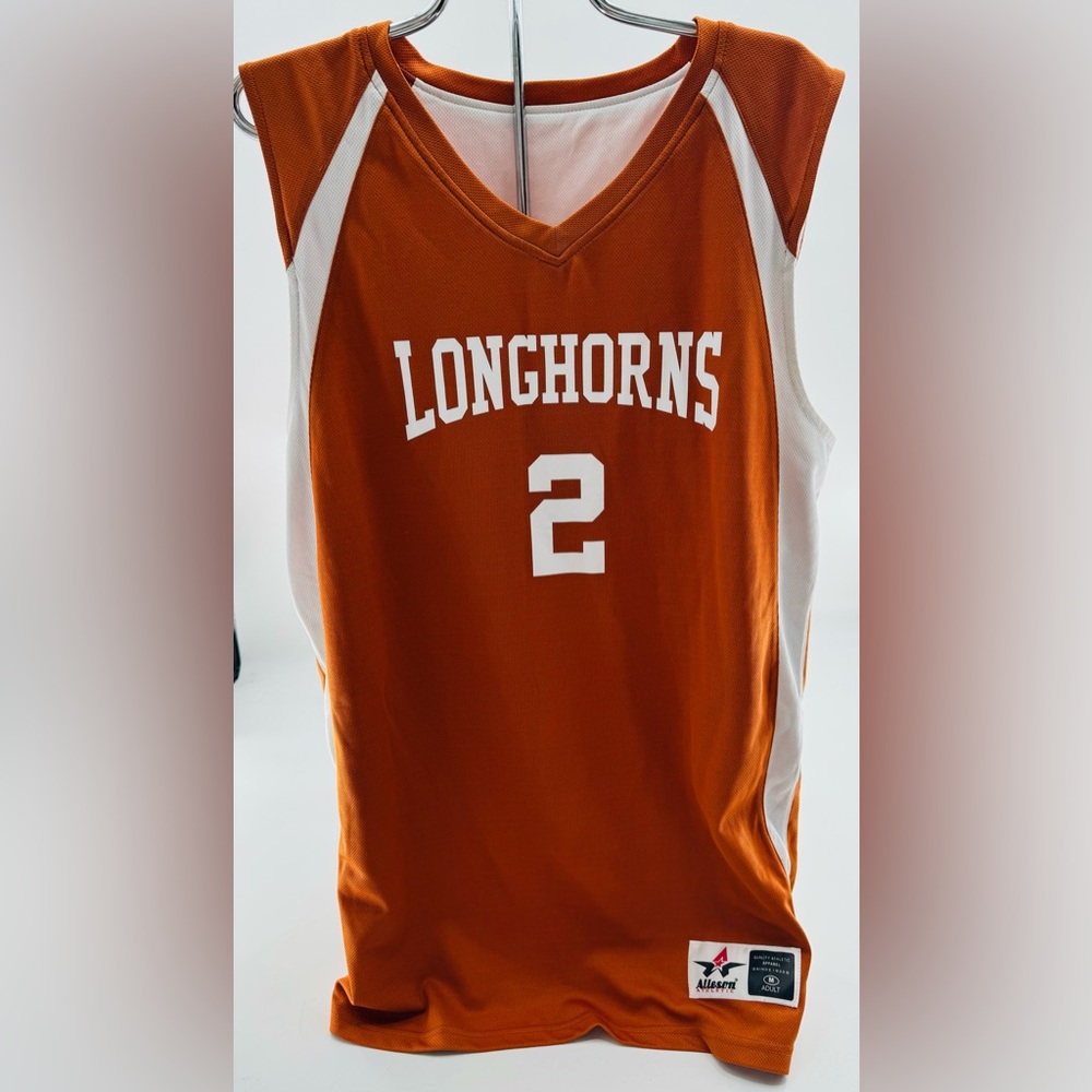 Texas Longhorns Alleson Basketball Jersey Size M #2 College Sports Apparel